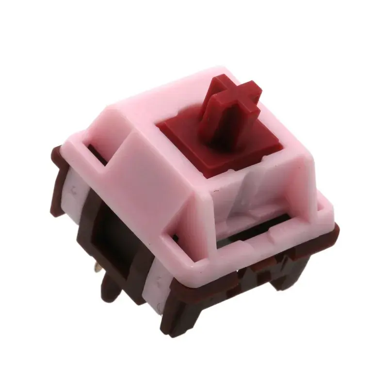 Bad Sweetheart Switch Linear Hot Swappable Switches Pre-Lubed 5-Pin Hot-Swap T5 Stem HMX for MX Mechanical Keyboard