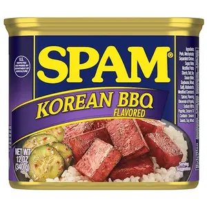 SPAM Korean BBQ Canned Meat 12 oz Bold Savory Flavor  Food Instant