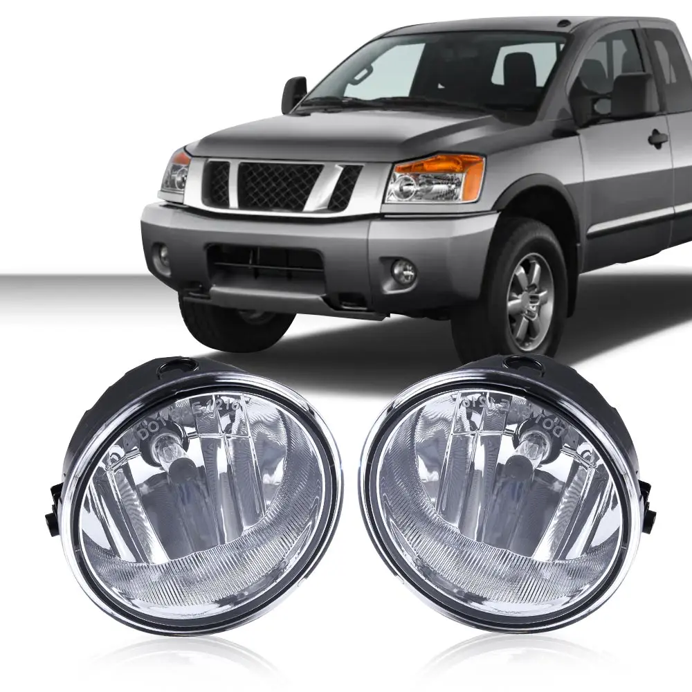 ALLGOOD Clear Lens Bumper Fog Lights Assembly Fit For Ford F-150 2006-2010 Lincoln Mark LT 2008 Premium High Visibility Driving Lamps With Halogen Bulbs Waterproof Exterior