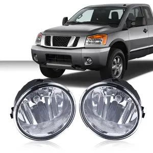Clear Lens Bumper Fog Lights Assembly Fit For Ford F-150 2006-2010 Lincoln Mark LT 2008 Premium High Visibility Driving Lamps With Halogen Bulbs Waterproof Exterior