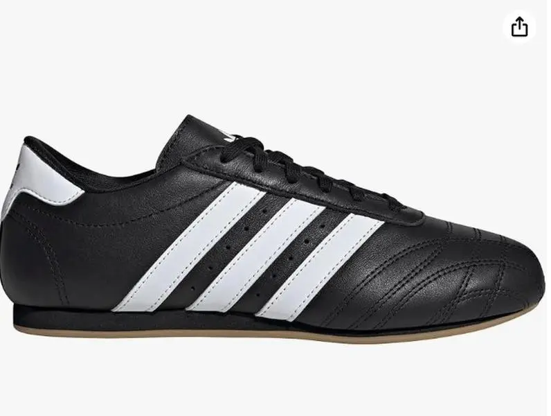 Adidas Women's Low Top Sneakers, Athletic Leather Shoes with a Quilted Toe Design Inspired by '00s Minimalist Style