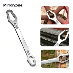 Universal Car Torx Wrench,8-24mm Self-tightening Wrench,Double-head Torx Spanner,Non-Slip Multi-function Wrench for Most Nuts & Bolts Repair,Professional Car Assembly & Disassembly Tool.