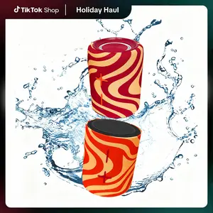 Portable Bluetooth Speaker TWIN-PRO  PLUS with 2-in-1 Design IPX4 Water Resistant 10H Playtime TWS Pairing Subwoofer for Home Party Outdoor Beach Dophin Audio