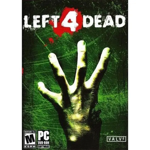 Left 4 Dead 2 Xbox 360 Decor Print, 2000s Themed Wall Poster for Alt Room Decor