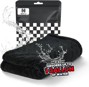 Largest Car Drying Towel, 1300GSM 36''x28'' TWISTED-LOOP Ultra-Absorbent Microfiber Car Towel for Detailing