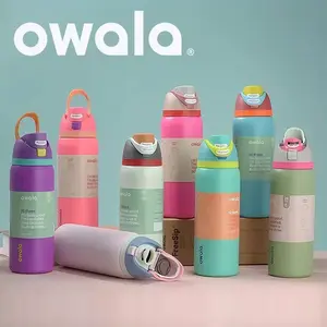 Owala Colorful Travel Bottle, 32 oz – Stylish Design with Easy Sip Straw for On-the-Go Use