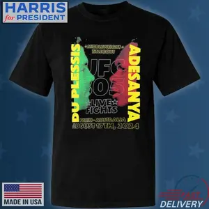 Du Plessis vs Adesanya UFC 305 Main Event T-Shirt