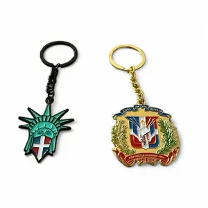 Dominican Enamel Keychains