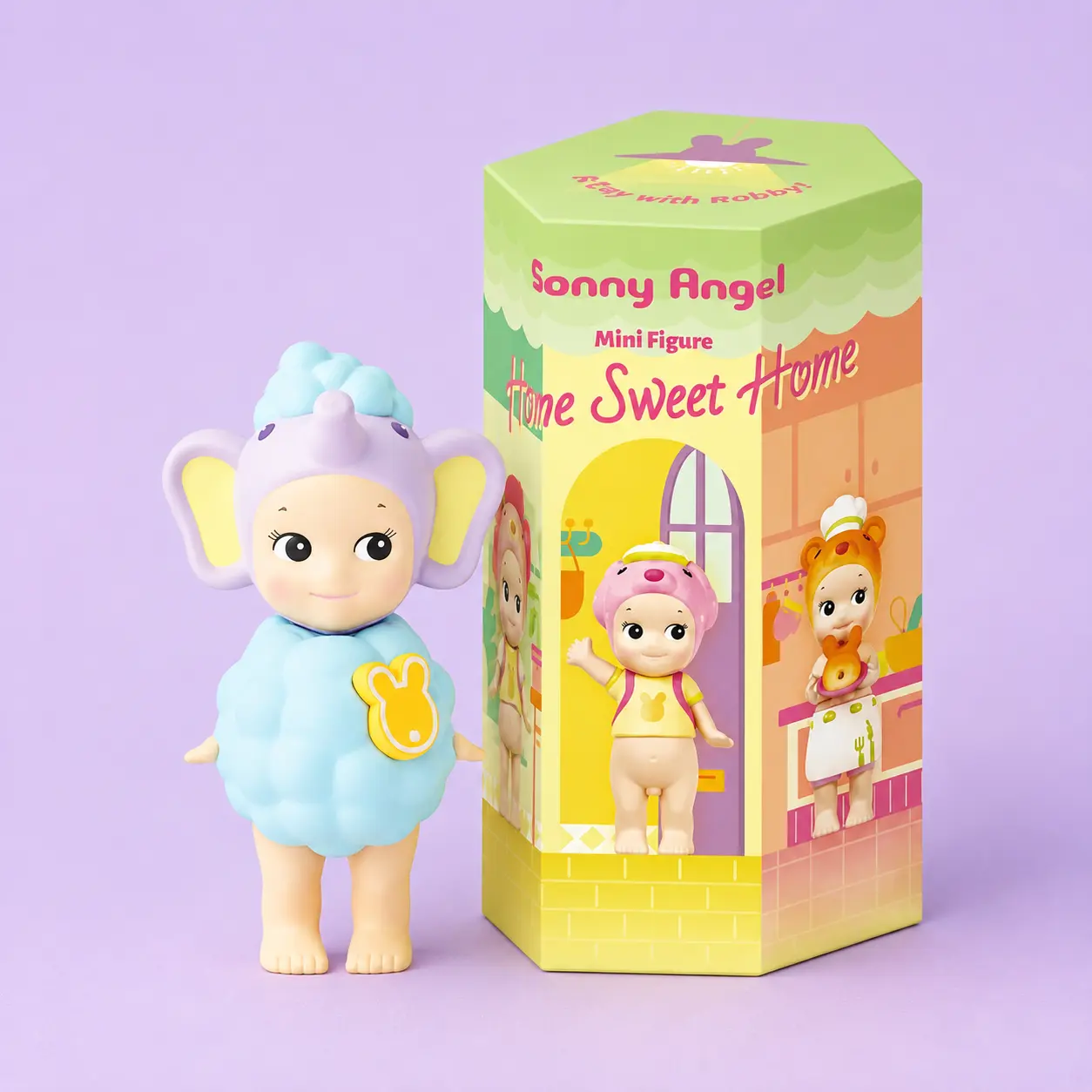 Sonny Angel Sweet Home Series - Original Mini Figure/Limited Edition - 1 Sealed Blind Box Random Cute Collectible Figurines Gift for Kids Birthday
