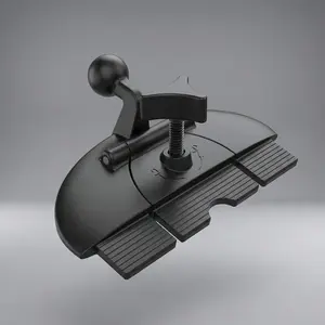 Replacement Cd Slot Mount for Garmin GPS Navi, Carplay Screen, Phone Holder Standard 17mm Ball Adapter CD Mount for 4"-11 inch Car GPS Holder Not Including[Secure 4-Button Lock]