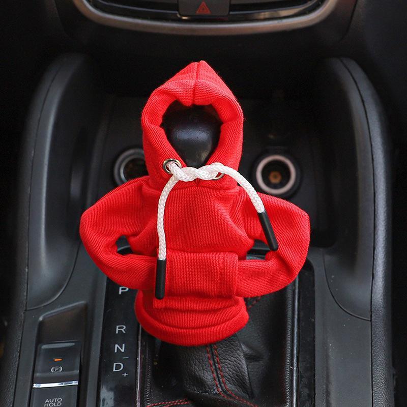 Universal Hoodie Design Car Gear Shift Cover, Automatic Shift Knob Protector, Car Interior Decor Accessories for Everyone