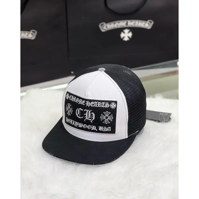 Vintage Gothic Cross Patch Mesh Trucker Cap Unisex Streetwear Adjustable Snapback Hat