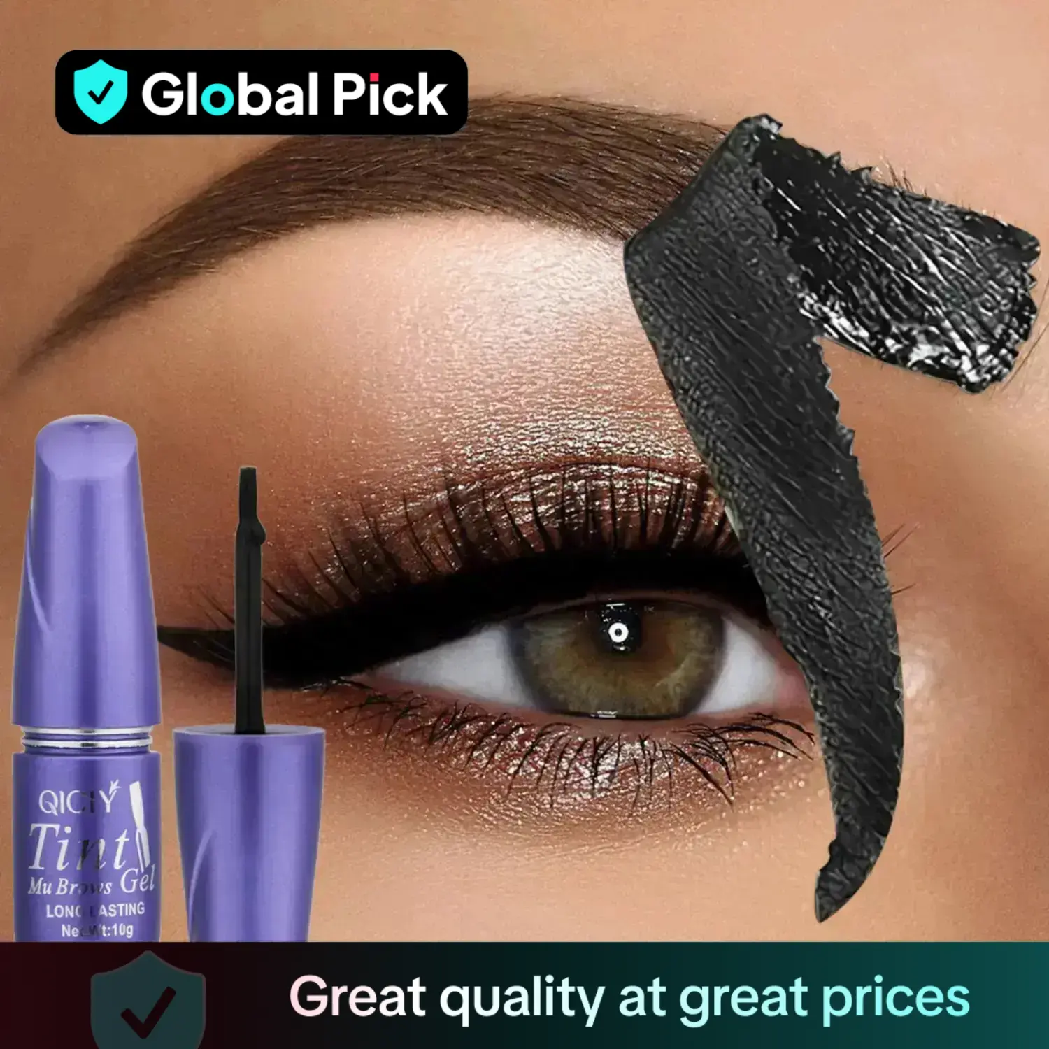 Long-lasting Waterproof Eyebrow Dye Cream, 1 Count Eyebrow Tearing Cream, Quick Drying Eyebrow Paste, Eye Makeup Tool for Women, Eyebrow Tint Kit, Cos