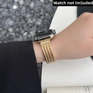 Stainless Steel Watch Band, Fashionable Watch Band for Men & Women, Sports Watch Band for iWatch Ultra2 Ultra SE2 SE Series 9 8 7 6 5 4 3 2 1, Smart Watch Accessories