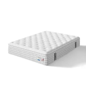 12 Inch Queen Hybrid Mattress – Memory Foam & Pocket Spring Bed – Medium Firm Comfort, Spine Support, Quiet & Breathable