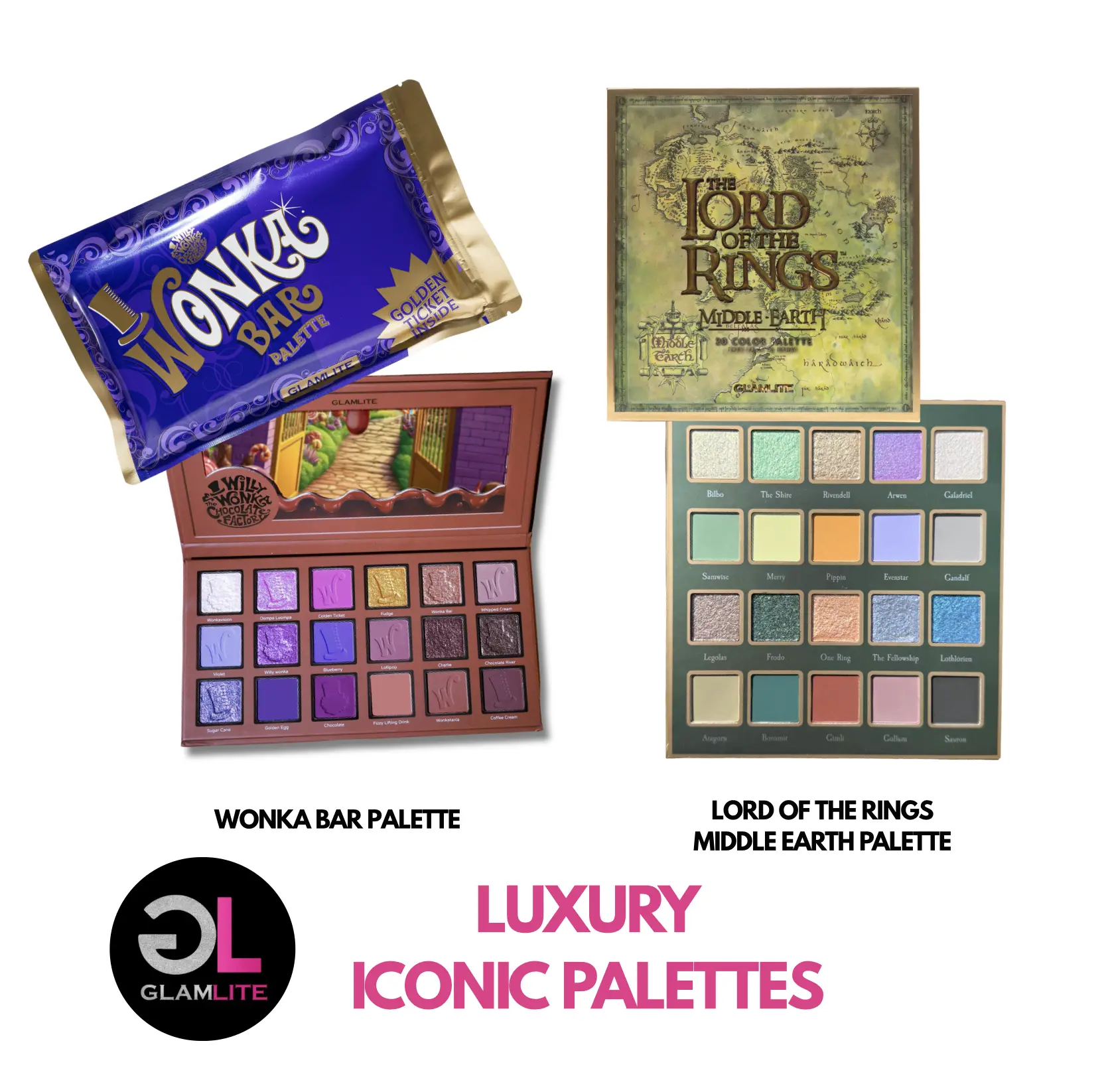 Glamlite Luxury Iconic Eyeshadow Palettes Glamlite Luxury Iconic Eyeshadow Palettes