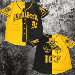 Split Colors Ringmaster Baseball Jersey, ICP Juggalo Jersey, Gift For Him, Gift For Her, For Any Season, Classic Styles