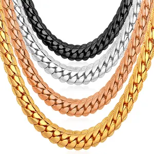 FaithHeart Miami Cuban Thick Tight Link Chain Necklace