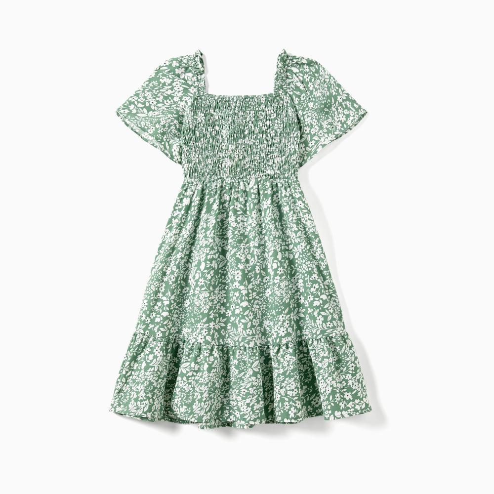 PatPat Girl Casual Family Look Short Sleeve Suit