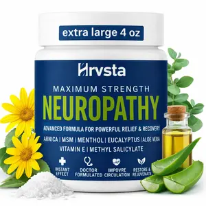 summervibes Neuropathy Relief Cream-4 0z-MaximumStrength Nerve Relief for Feet Hands Legs Toes -Natural Ingredients Frankincense Arnica Aloe VeraEmu MSM Hemp - Fast-Acting Formula,summerwins