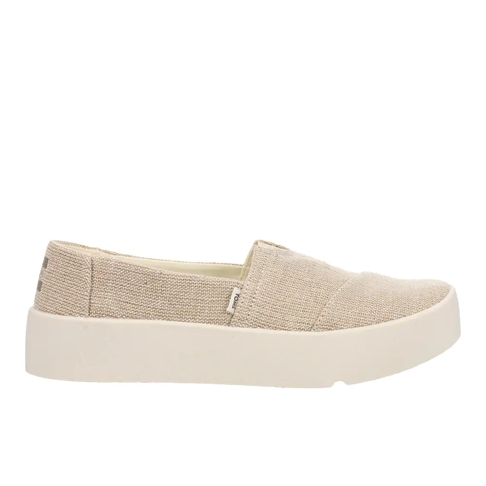 TOMS Womens Verona Slip On Sneakers Shoes Casual - Beige