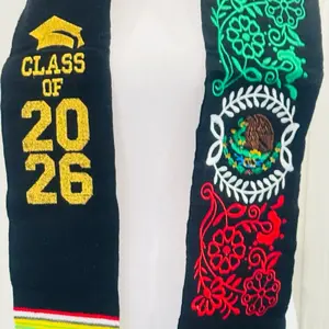 Class of 2026 Flag Design Graduation Stoles, Sashes for Special Occasion, Graduation Attire