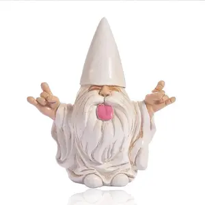 Funny Dwarf Outdoor Garden Statue, Durable Resin Craft Material, Home Decor, Garden Accessories, Humorous Miniature Figurine, Perfect for Yard and Patio, Garden Sculptures Statues