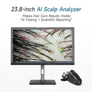 MElBOYl Desktop Wireless WiFi Scalp Analyzer withAl Intelligent Analysis Replaceable Lens Hair AnalysisMachine Beauty Salon