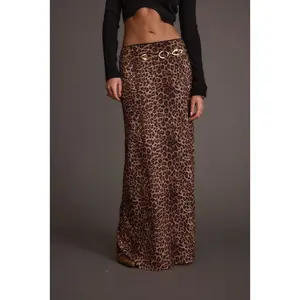 Julia Leopard Print Maxi Skirt