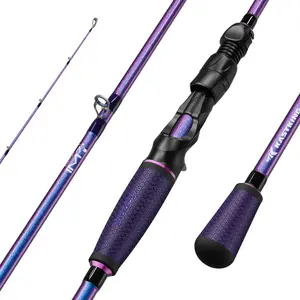 KastKing Royale Legend Pro Technique Bass Fishing Rods, KastFlex IM7 Graphite Blanks, Fuji FazLite Guides, SlipLock Technology Handles, PTS Power Transition System, Custom Foregrip and Hook Keeper Spinning Casting Rods SummerVibes