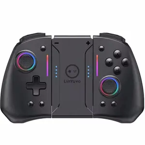 Wireless Bluetooth Control For Nintendo Switch & OLED & Lite Gamepad Controller Gaming Command Mando Game Pad Accessories Hall effect joystick RGB light macro six axis motion Kit