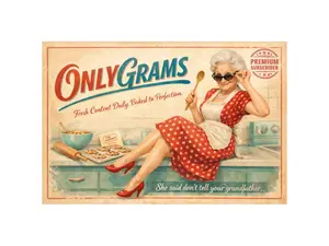 Prank Postcard – “OnlyGrams Premium” – Funny Anonymous Subscription Gag Mail