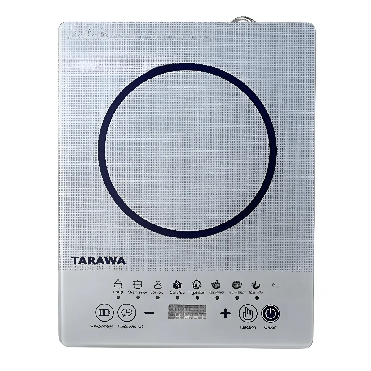 Household High-Power Multifunctional Induction Cooker - 350x280x60mm (35x28cm) Smooth Crystal Glass Touch Screen, Timer Function, Distinct Display, 200W+ Power, Modern Design, Time-Saving High-Fire Cook, Easy Operation for Home Use
