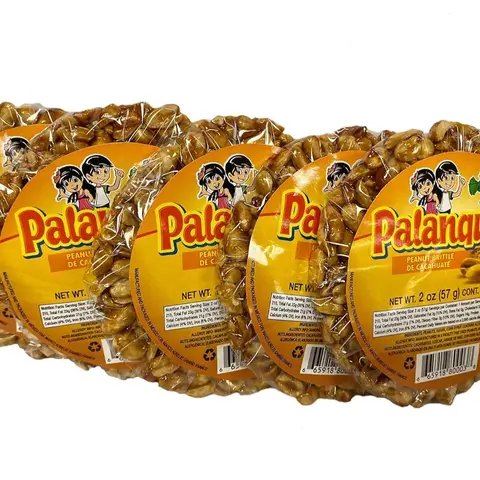 MDM PALANQUETA PEANUT BRITTLE 1PC/2PC/5PC BUNDLE 2OZ CACAHUATE