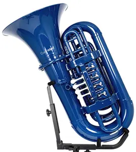 Coolwind CTU-200BL ABS Superlight Tuba Bb Dark Blue with 4 Rotary Valves & Gig Bag Includes ABS Mouthpiece