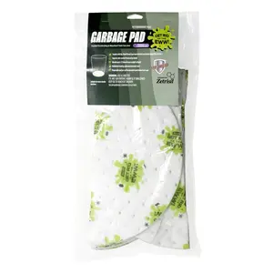 Garbage Pad Outdoor Trash Can Absorbent Liner with Lavender Scent, Disposable Pad for 40, 60, and 90 Gallon Bins, Designed in the USA