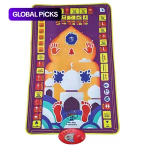 Arabic & English Language Learning Mat, Multi-functional Educational Smart Toy Mat, Educational Toy for Kids, Fun Gift for Boys & Girls, Play Mat