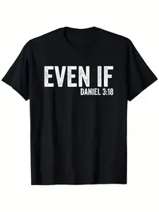 Christian Faith T-Shirt Featuring The Bible Verse Daniel 3:18
