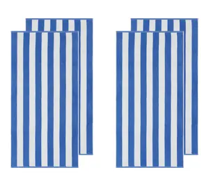 Oceanfront Resort Classic Cabana 4 Pack Beach Towel