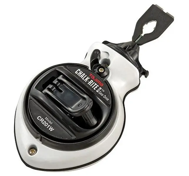 Tajima CR201W-P Chalk-Rite II Extra Bold Line Reel Tool, 1.0 mm Lines, Heavy-Duty Aluminum Case