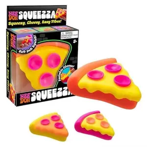 Needoh Squeeza RARE Authentic Squishy Pizza Toy Random Color