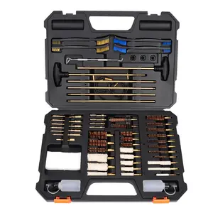 Pro Universal Cleaning Kit for All with High-end Brass Brushes, Mops, Jags, Reinforced Rods Portable Storage Case Durable