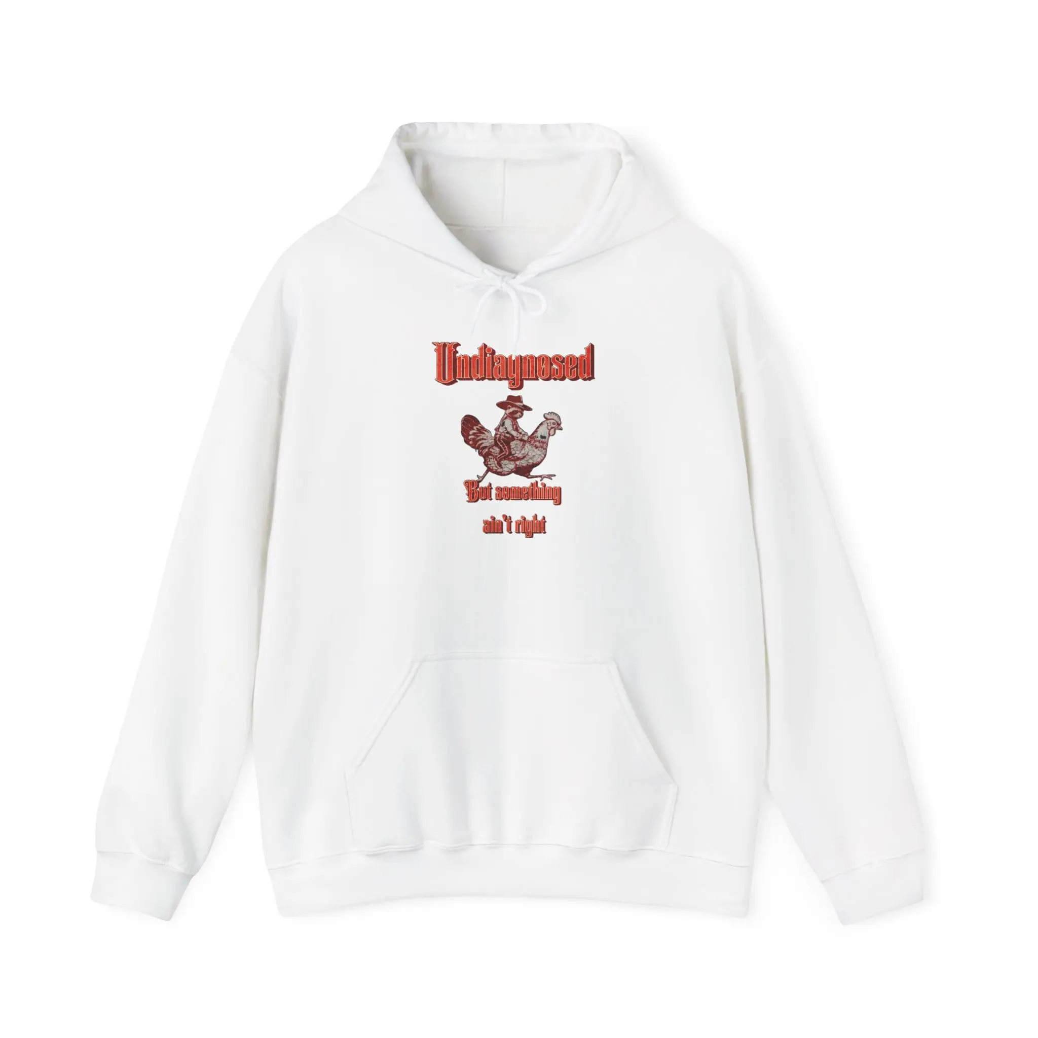Rooster Illustration Hoodie | Vintage Farm Rooster Graphic Sweatshirt