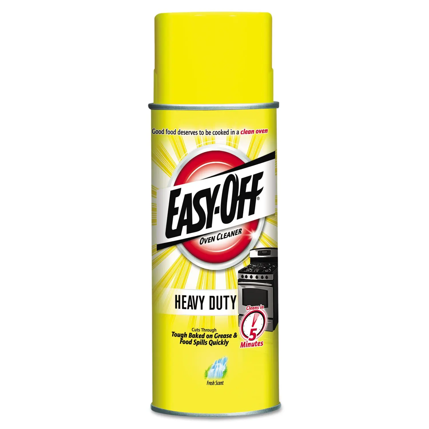 Easy-Off Heavy Duty Foam Oven Cleaner, 14.5oz (Pack of 2), Grease & Burned-On Food Remover, For Ovens, Grill Grates