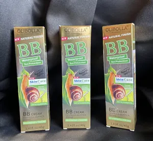 Olibolla BB Cream - Waterproof Matte Foundation with Snail Essence & Centella Asiatica for Natural Finish & Sun Protection - Balm