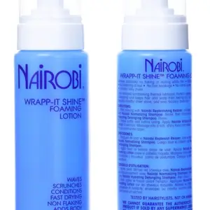 nairobi wrapp-it shine foaming lotion Gel Haircare Silky Setting