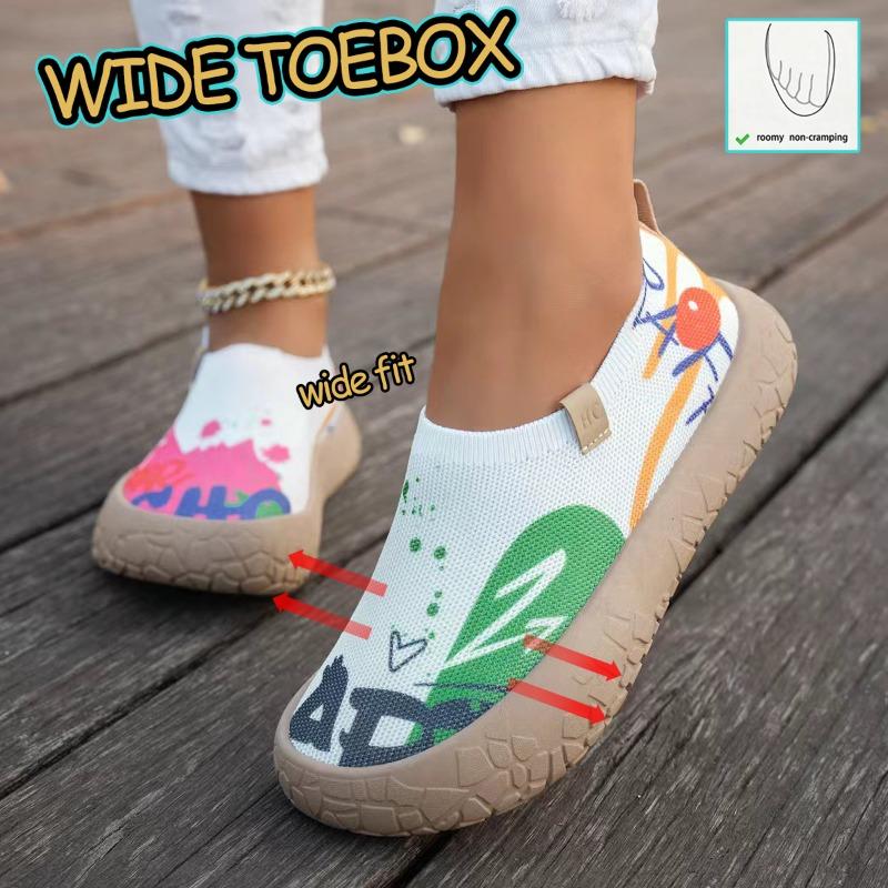 Women'S Round Toe Soft Sole Comfortable Casual Athletic Shoes - Barefoot Shoes, Women Shoes, Sneakers
