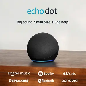 Amazon Echo Dot (Newest Model), Vibrant Sounding Alexa Speaker, Great for Bedrooms, Dining Rooms and Offices, Charcoal