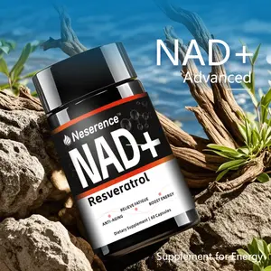 Neserence NAD+ Advanced - NAD+ Supplement for Skin Aging Support, Energy, and Focus - 500mg per Serving - 60 Count (30 Day Supply)