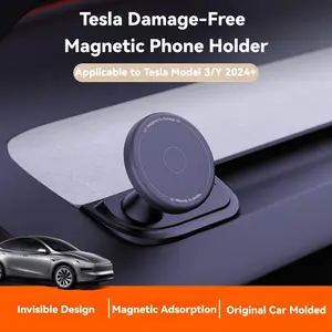 Car Phone Holder MagSafe Magnetic Clip-On Suitable for Tesla Model 3/Y 2024+